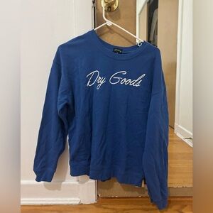 Dry Goods - Blue Crewneck Sweatshirt